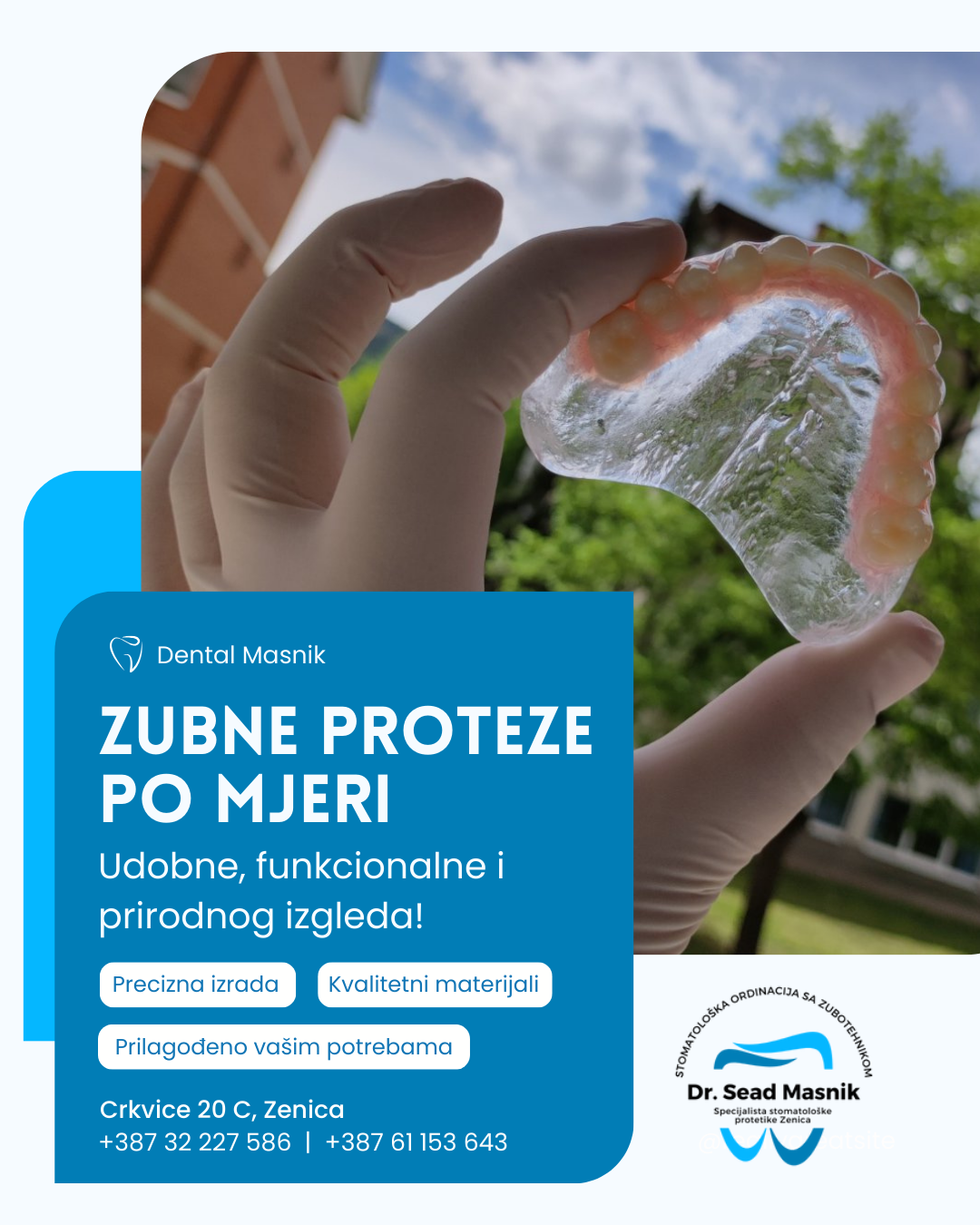Zubne proteze po vašoj mjeri