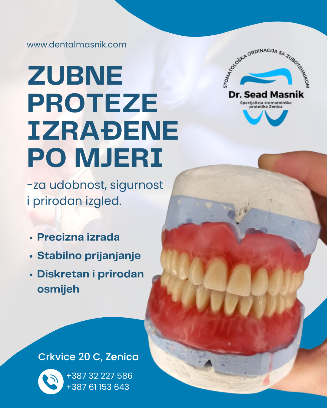 Zubne proteze po mjeri – funkcionalnost, udobnost i prirodan izgled